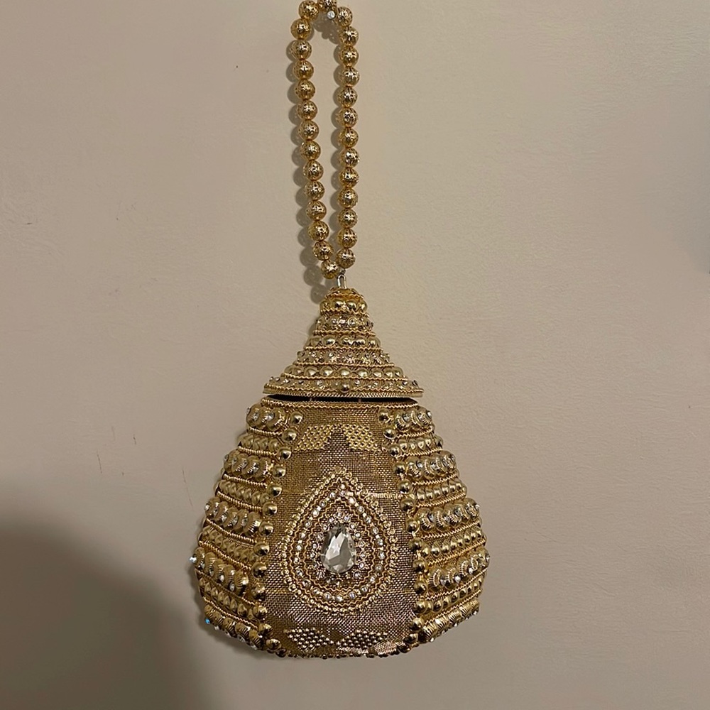 Handmade custom Indian clutch